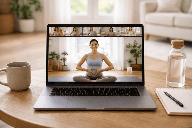 Clases grupales online de yoga para la fertilidad